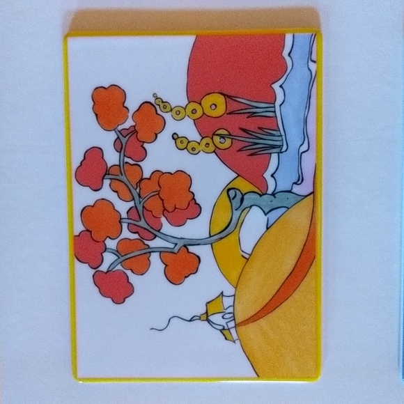 Clarice Cliff Edition Numbered & Framed Tile Set by Wedgwood. - Picture 4 of 16